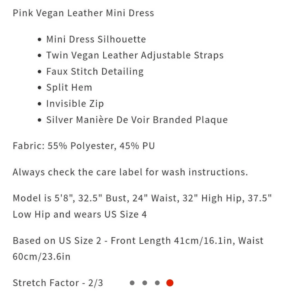 Suspender Mini Dress - Picture 5 of 5